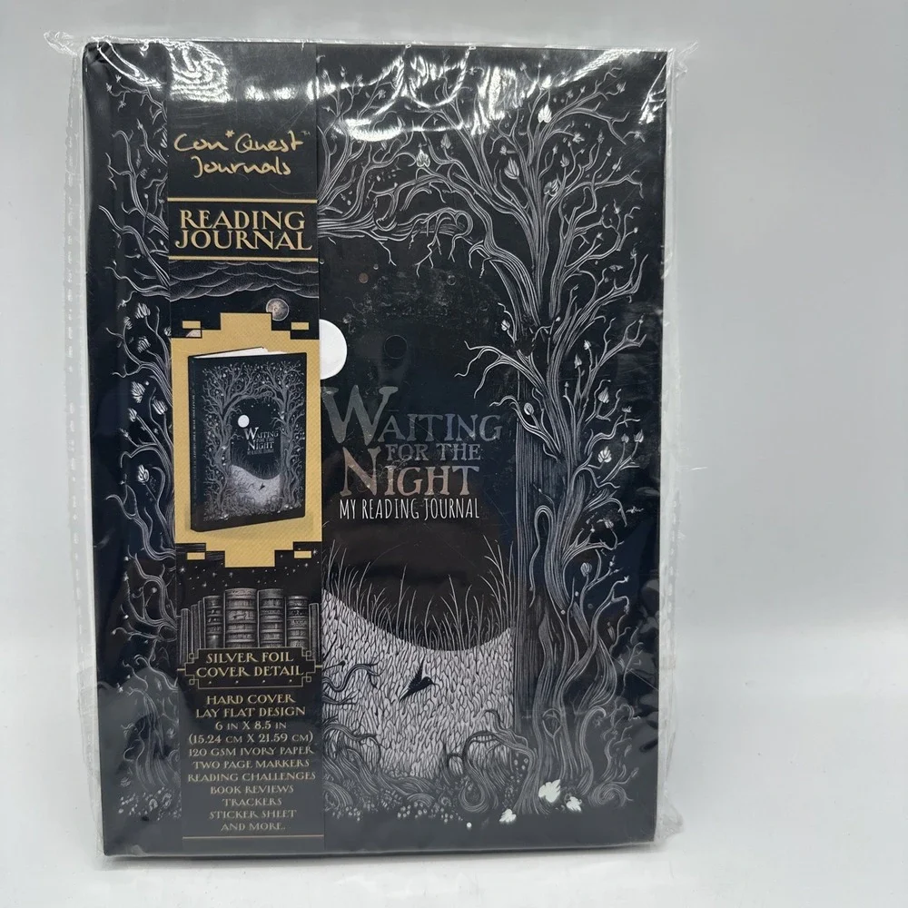 NEW - Waiting For The Night: My Reading Journal by ConQuest Journals